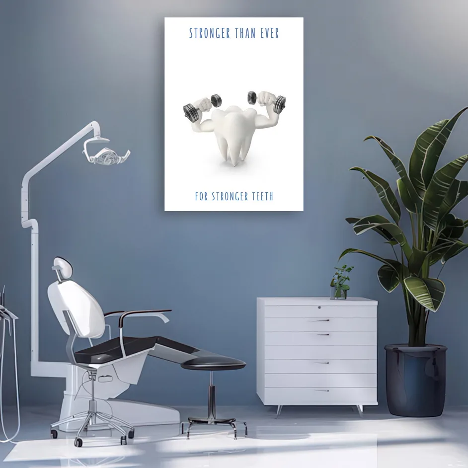 Tablou canvas Stomatologie Stronger teeth — imaginea 2