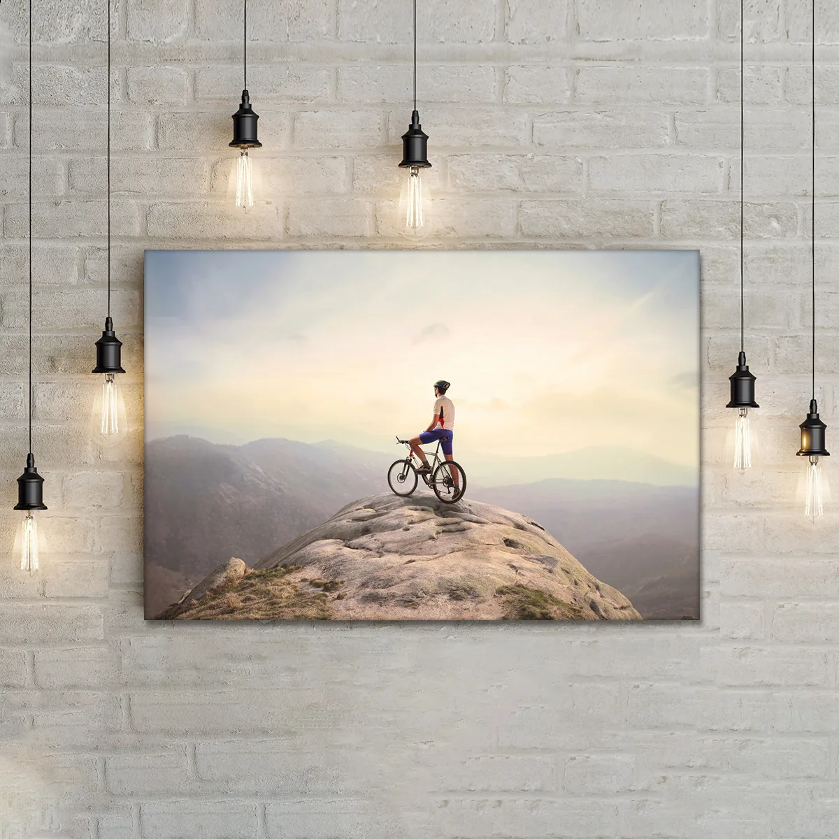 Tablou canvas biciclistul — imaginea 3