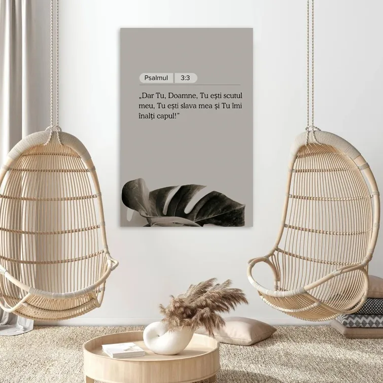 Tablou Canvas Versete biblice - Psalmul 3:3 — imaginea 2
