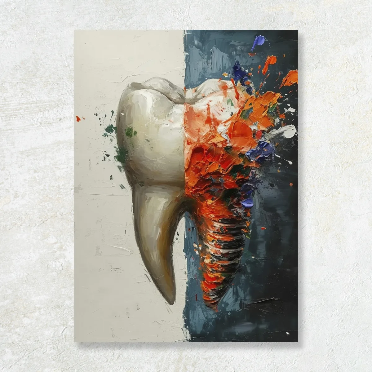 Tablou canvas Stomatologie Arta și Dinții
