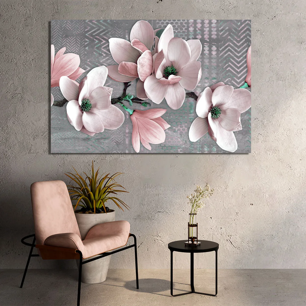Tablou feng shui magnolia pasiunii — imaginea 2