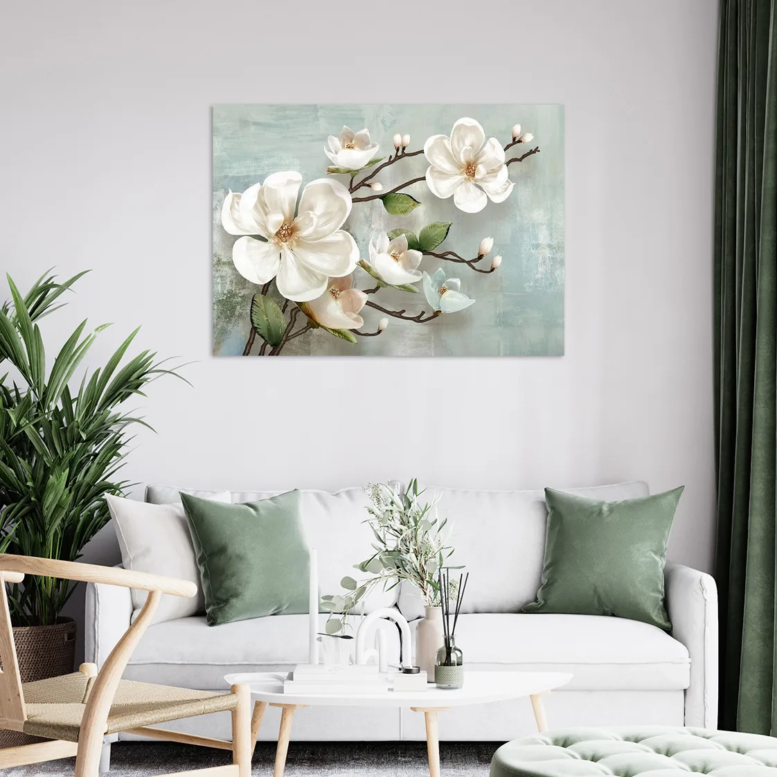 Tablou canvas Floare Albă de Primăvară — imaginea 3