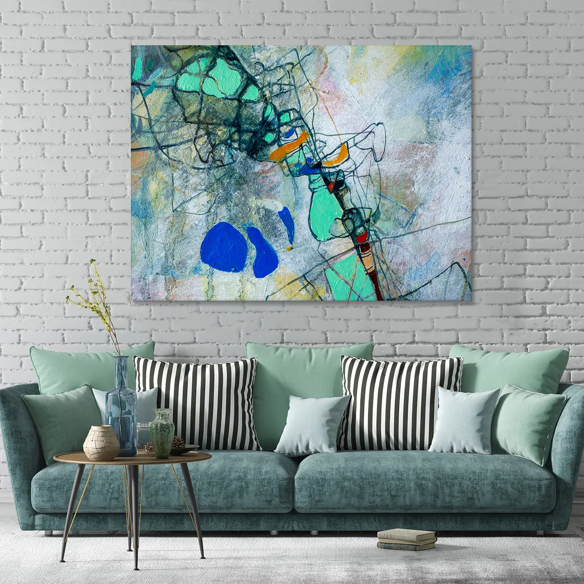 Tablou canvas abstract drawing — imaginea 2