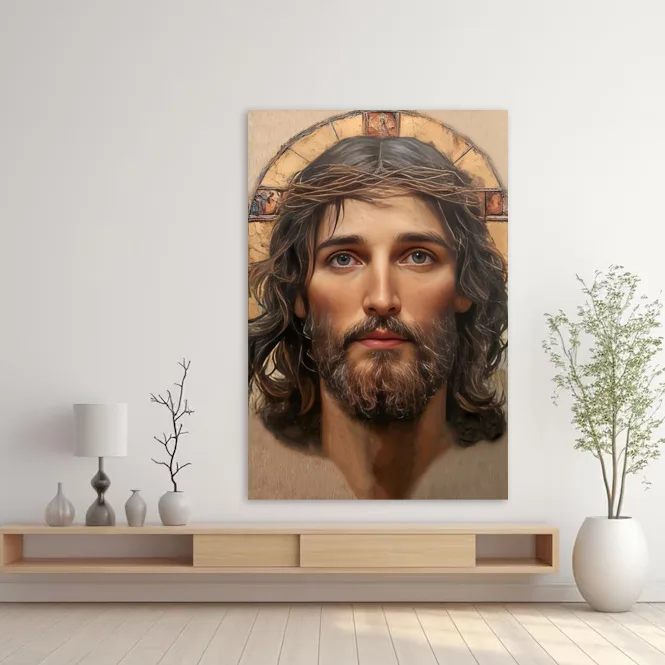 Chipul Celui Nevăzut (Coloseni 1:15)- tablou Isus Hristos — imaginea 2