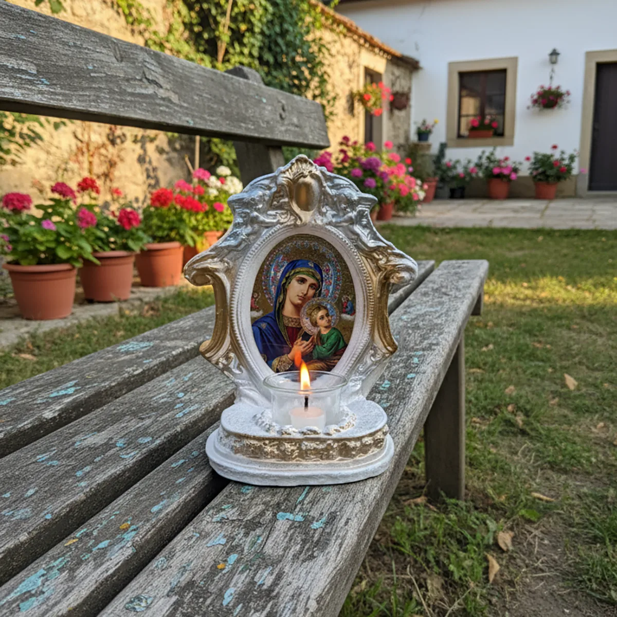 Candela Mantuirii Maica Domnului si Iisus Hristos — imaginea 2