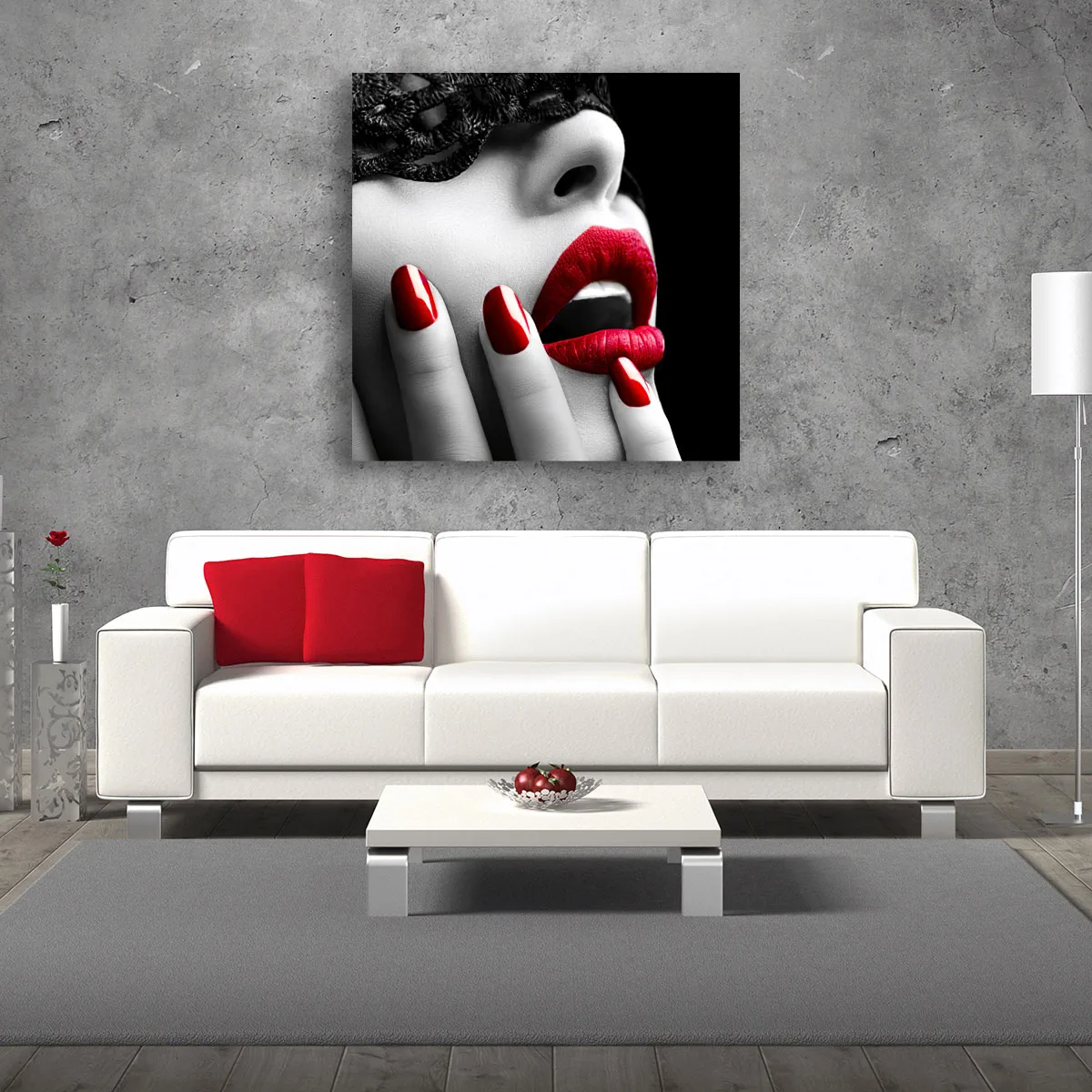 Tablou canvas red glamour — imaginea 2