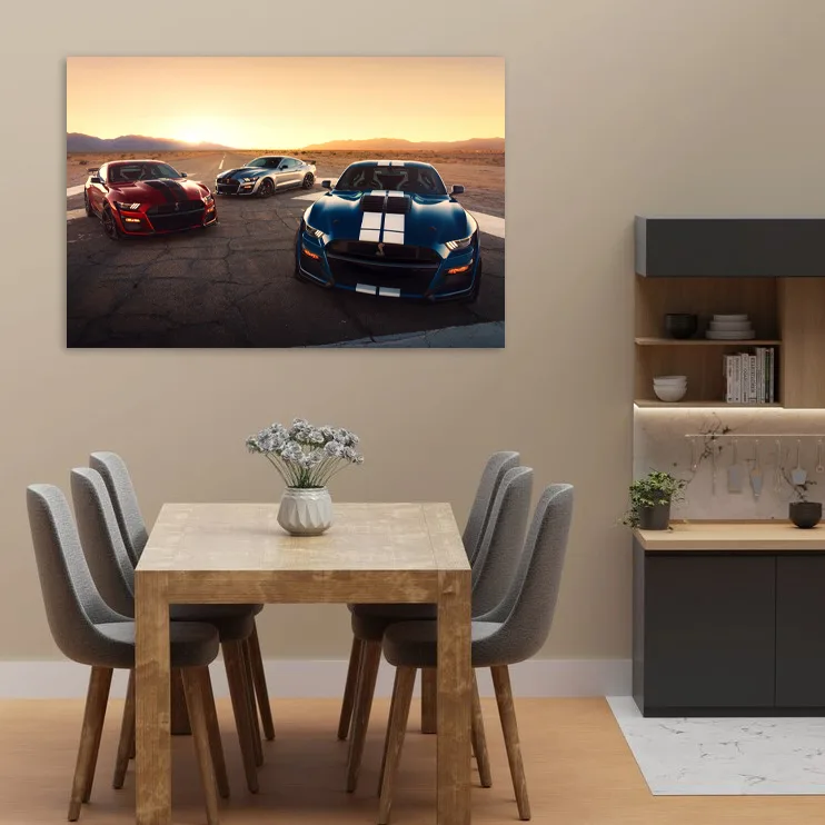 Tablou canvas Apus Metalic — imaginea 5