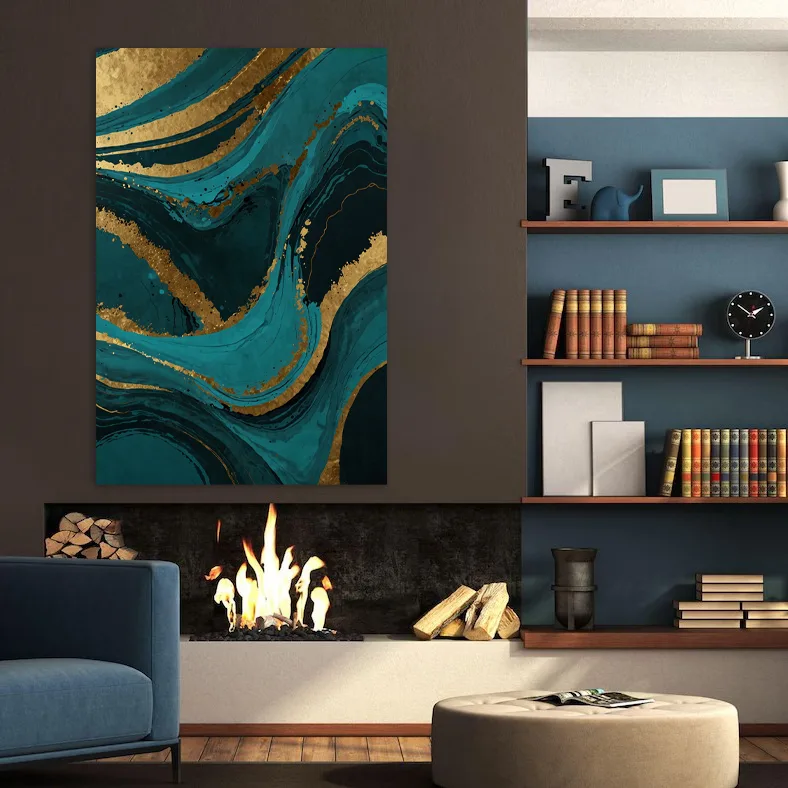 Tablou canvas Imaginatie turcoaz — imaginea 4
