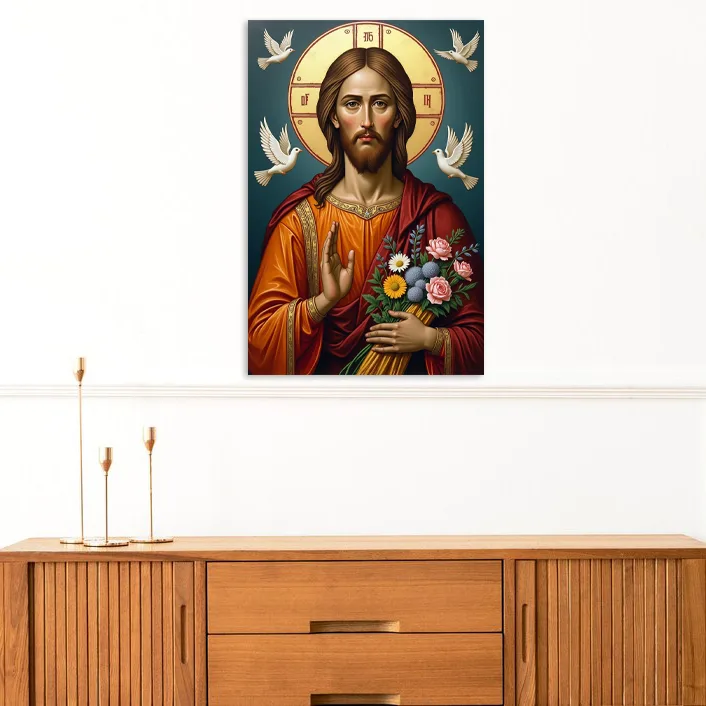 Tablou Canvas Binecuvantarea - Isus Hristos — imaginea 4