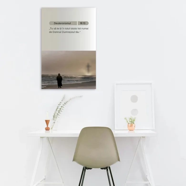Tablou Canvas Versete biblice - Dumnezeul tau — imaginea 3