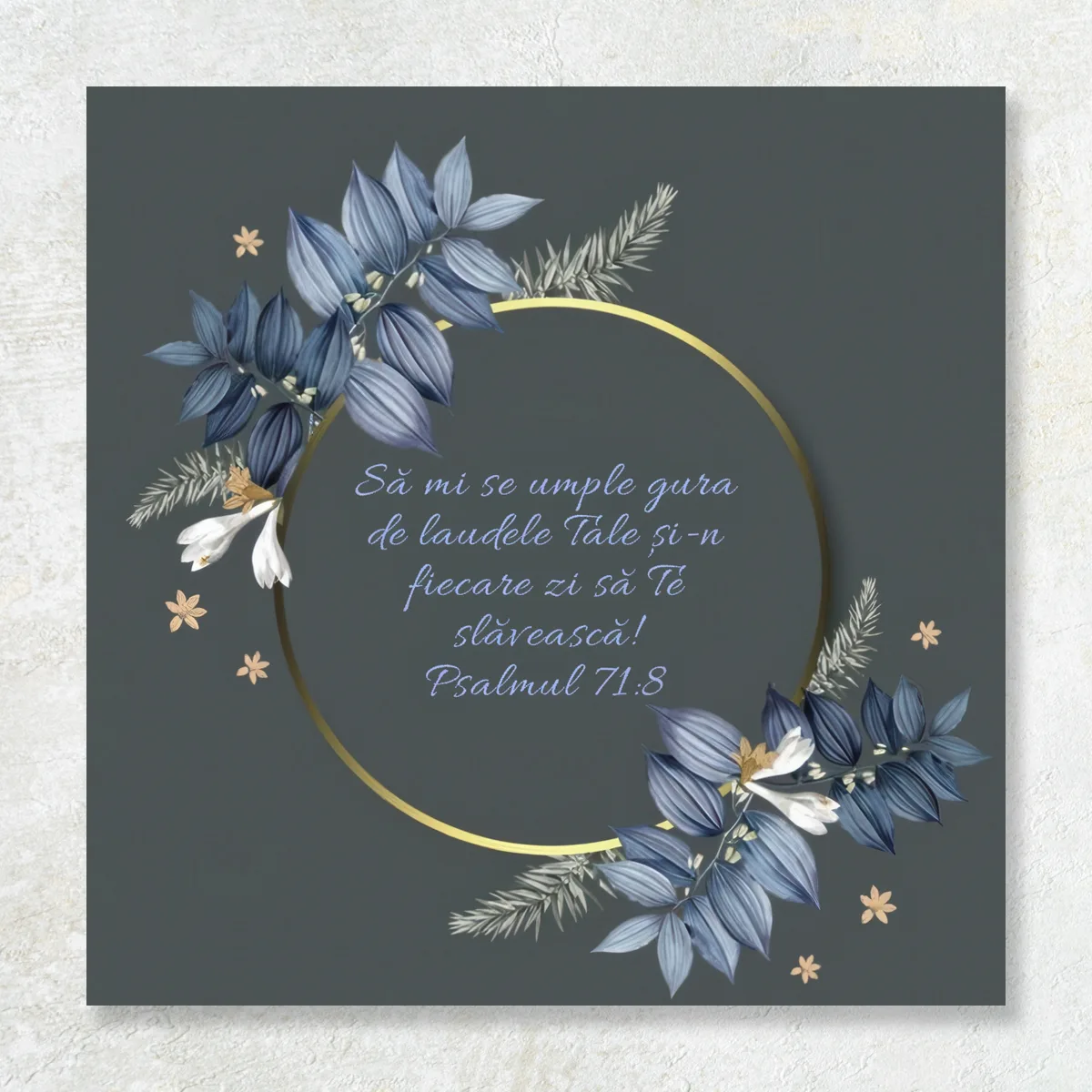 Tablou Canvas Versete biblice - Laudele Tale