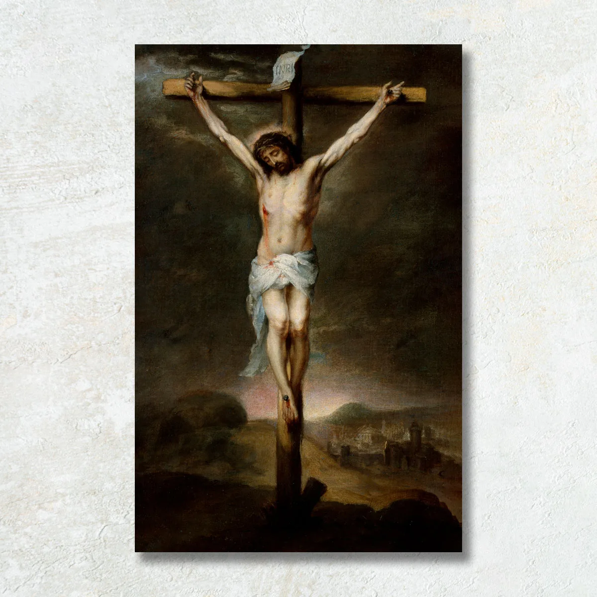 Tablou Hristos pe cruce, Bartolome Murillo