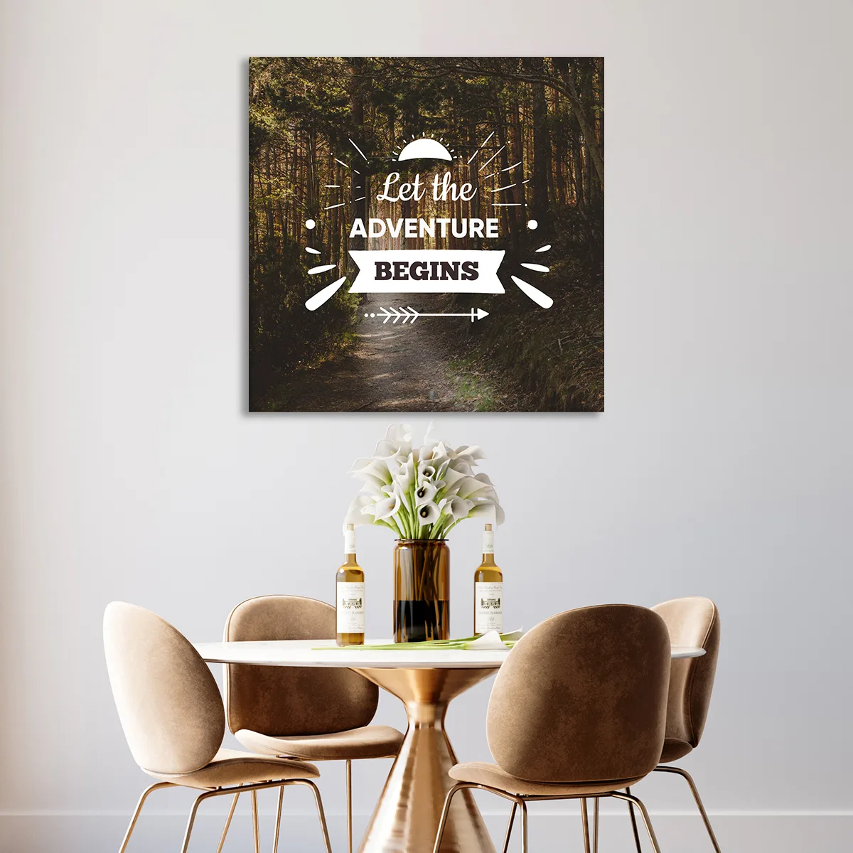 Tablou canvas Let the adventure begins — imaginea 2