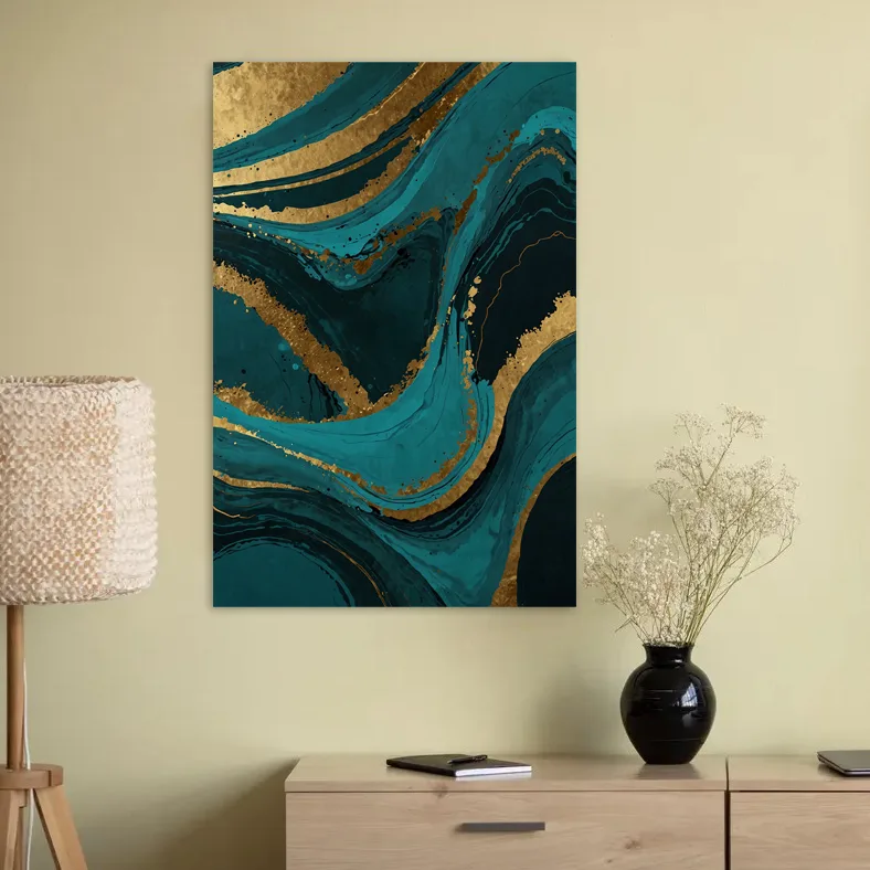 Tablou canvas Imaginatie turcoaz — imaginea 3