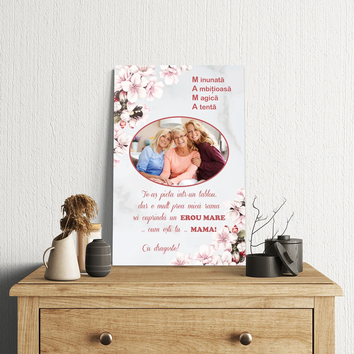 Tablou pe panza personalizat pentru MAMA — imaginea 3