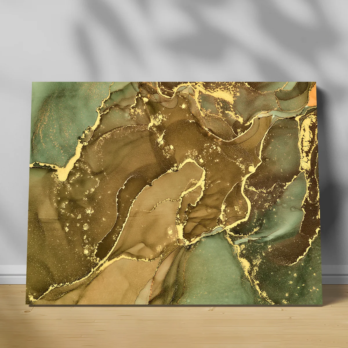 Tablou canvas shades gold
