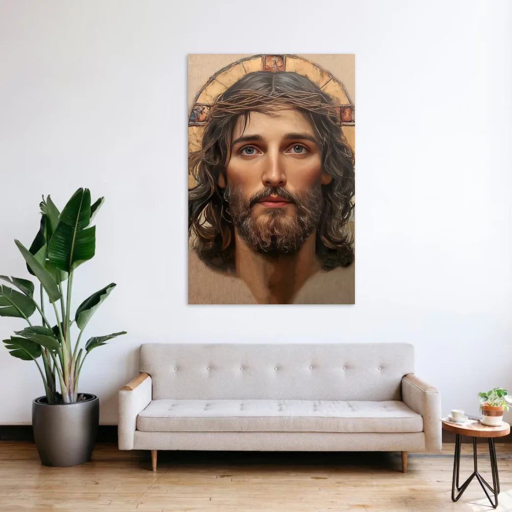 Chipul Celui Nevăzut (Coloseni 1:15)- tablou Isus Hristos — imaginea 4