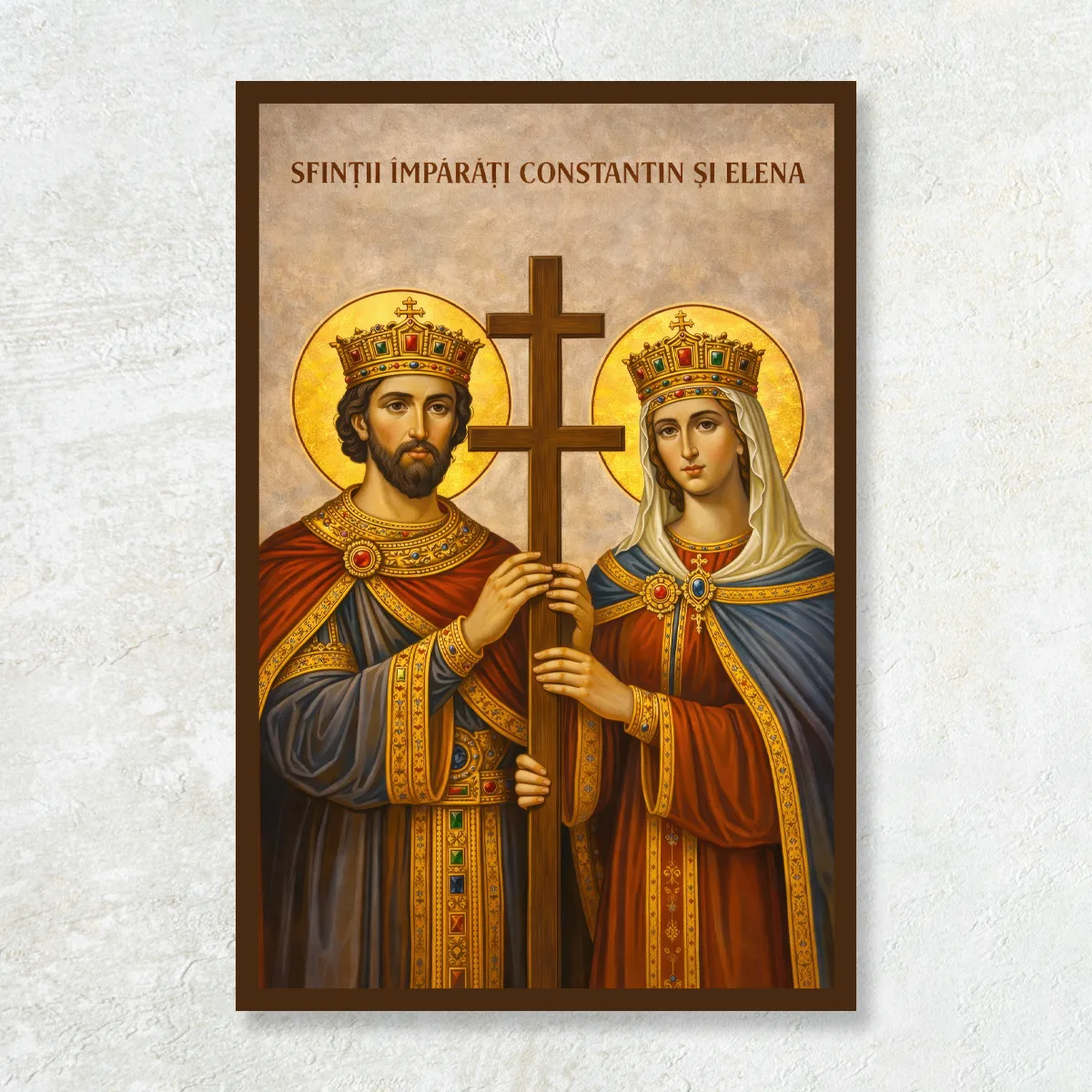 Icoana Sfintii Imparati Constantin si Elena