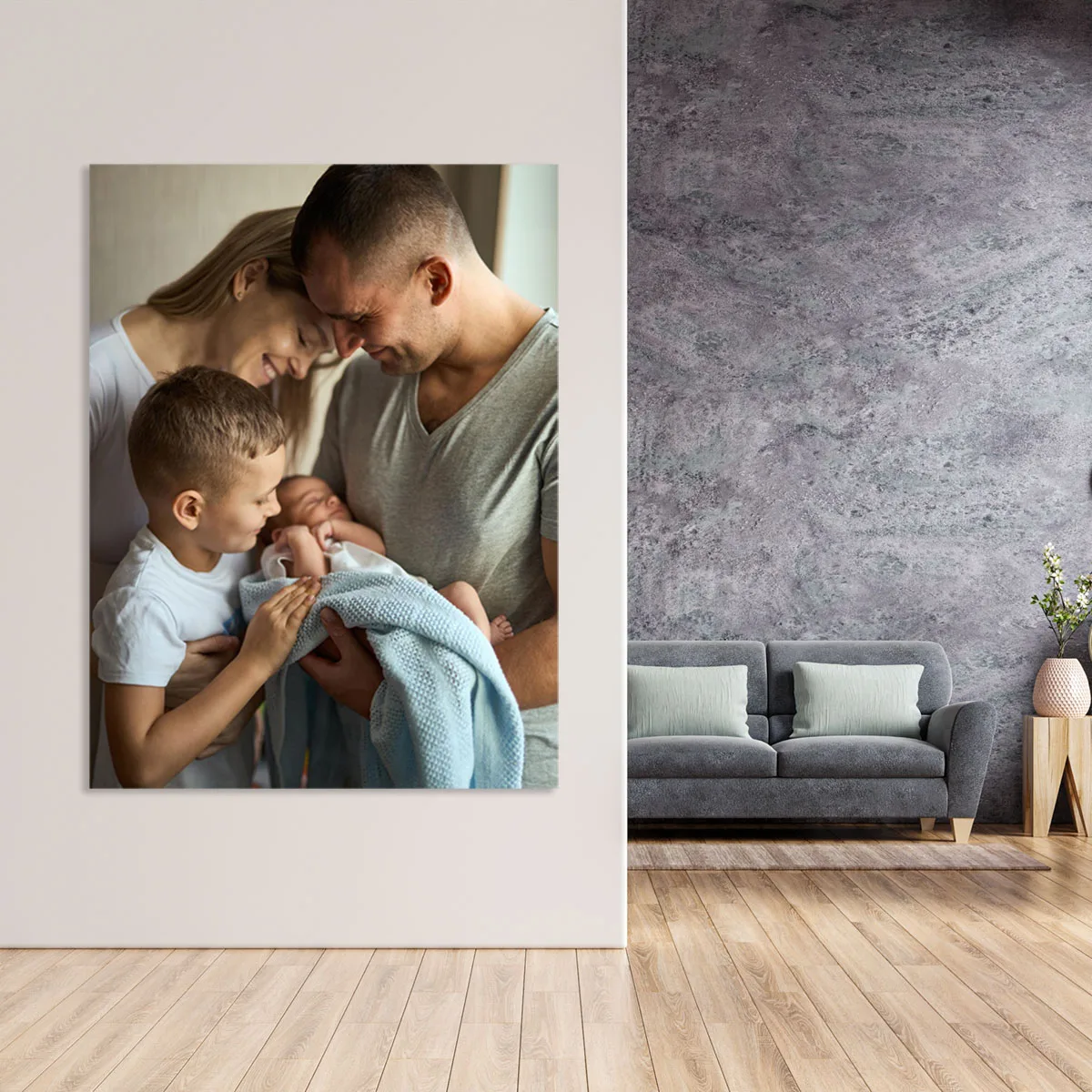 Tablou Mare personalizat vertical cu poza ta XL 120x80cm — imaginea 2