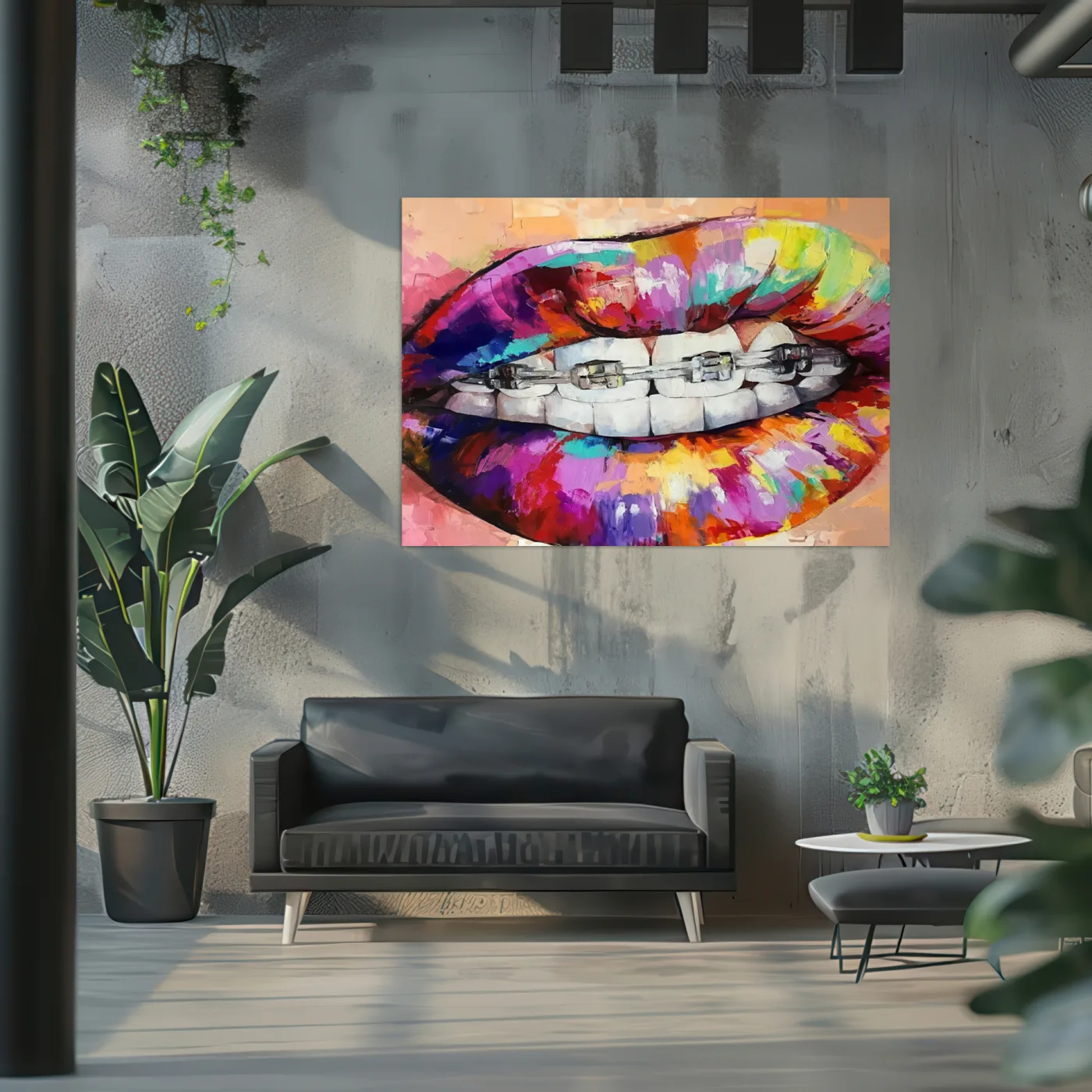 Tablou canvas Stomatologie Zâmbetul Curcubeu — imaginea 3