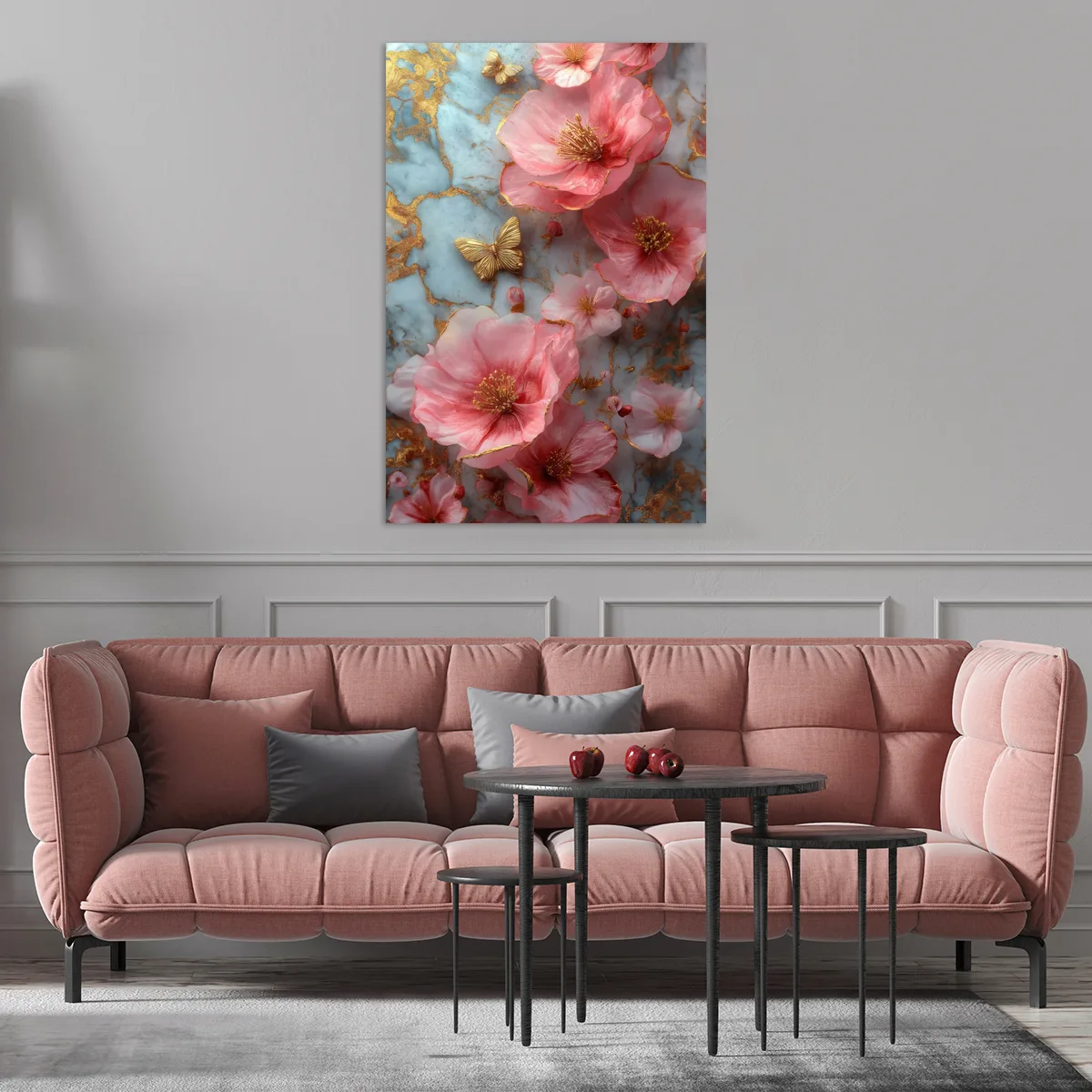 Tablou Canvas Dansul Petalelor Roz — imaginea 3