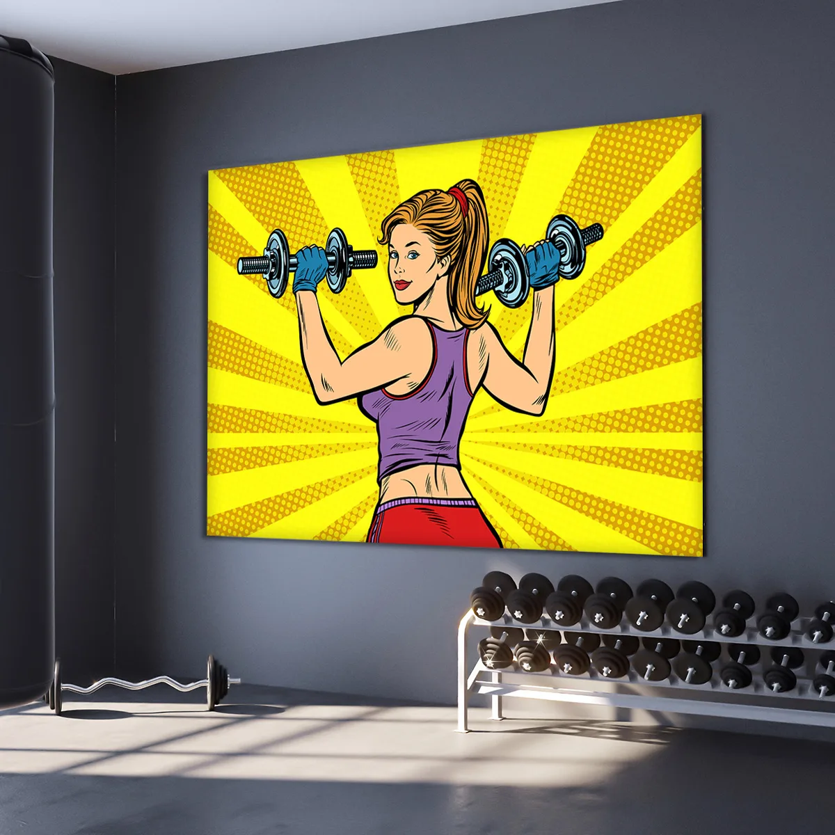 Tablou canvas sportiva Pop Art — imaginea 3