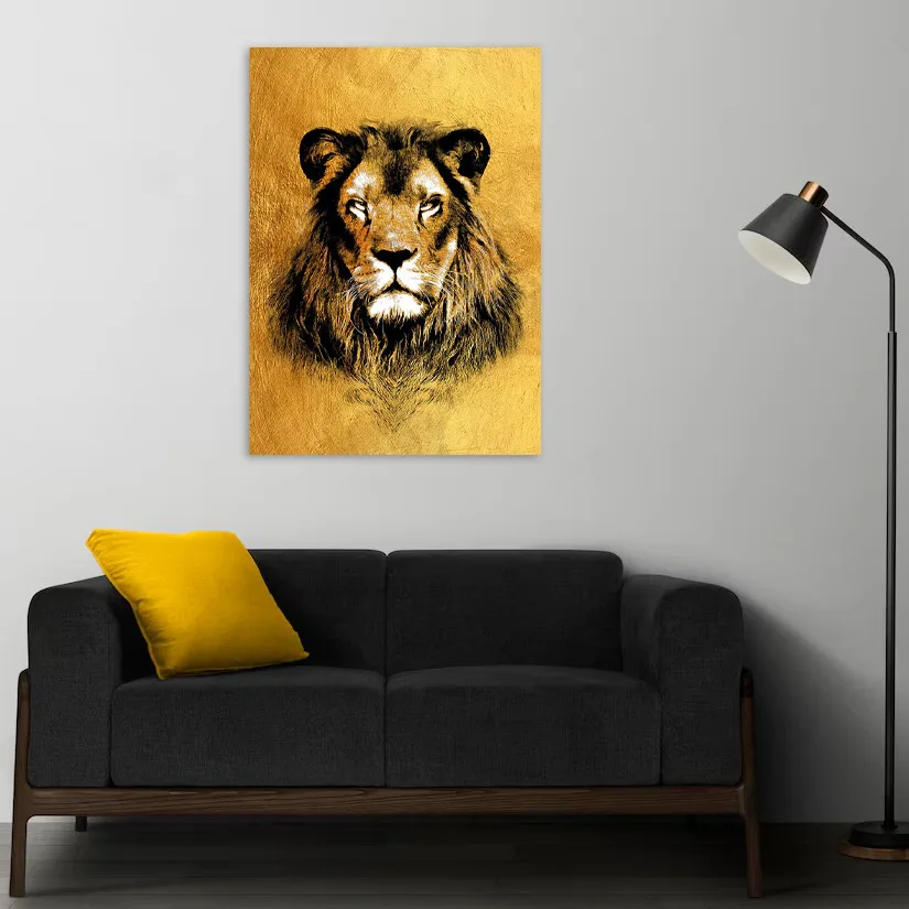 Tablou canvas Leul de Aur — imaginea 4