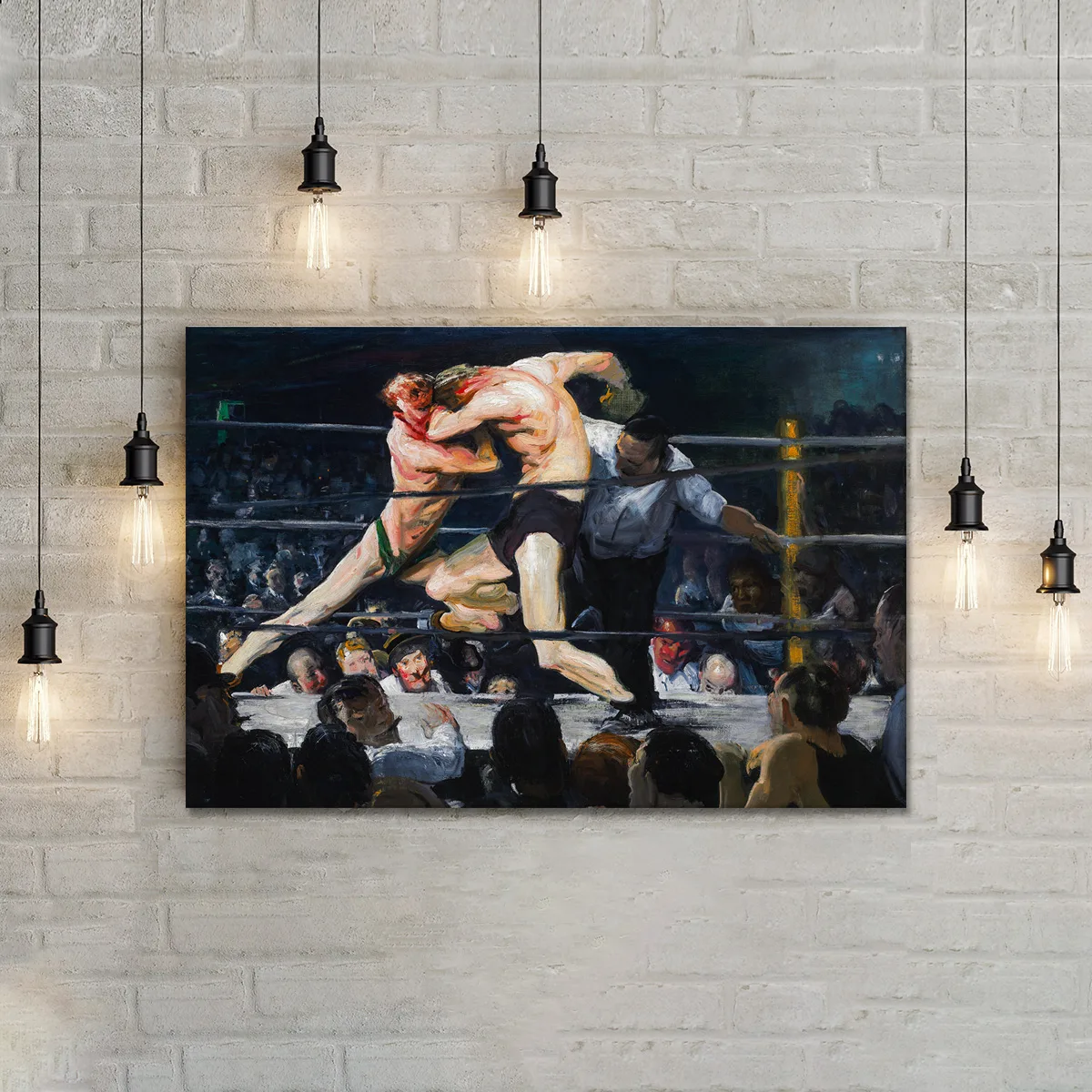 Tablou canvas Stag at Sharkey's — imaginea 3