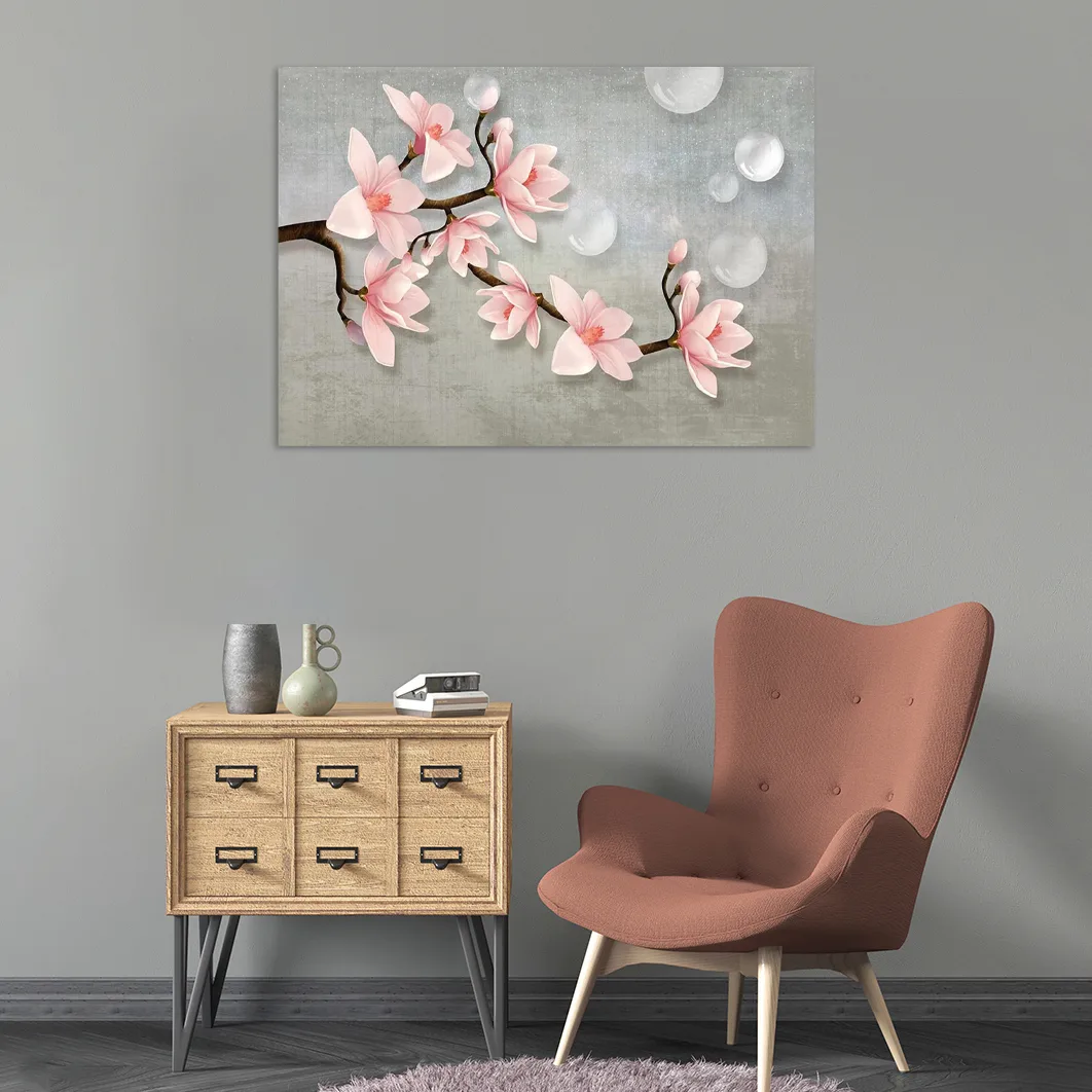 Tablou canvas Dansul Florilor de Magnolie — imaginea 4