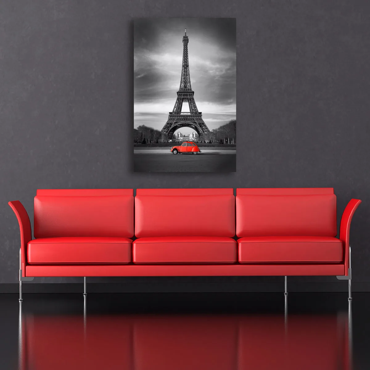 Tablou pe panza canva Turnul Eiffel — imaginea 3