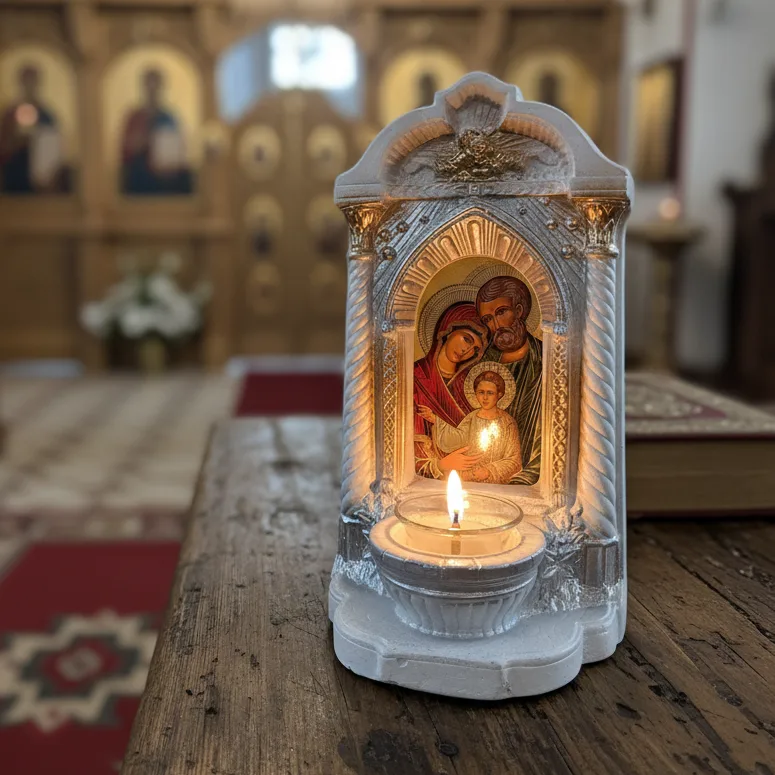 Candela Sfintei Familii - (Iisus Hristos ca Prunc, Fecioara Maria si Sfantul Iosif) — imaginea 4