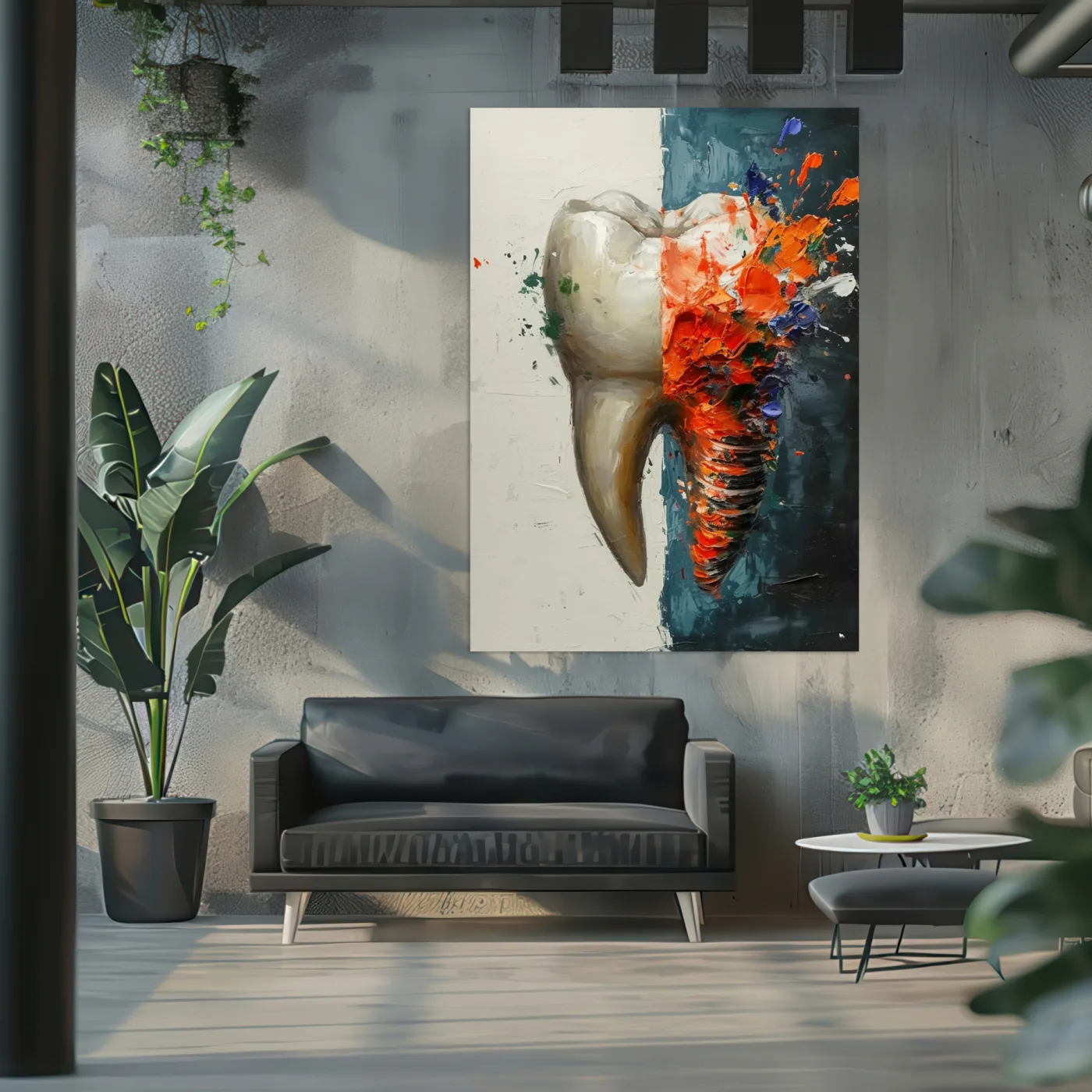 Tablou canvas Stomatologie Arta și Dinții — imaginea 2