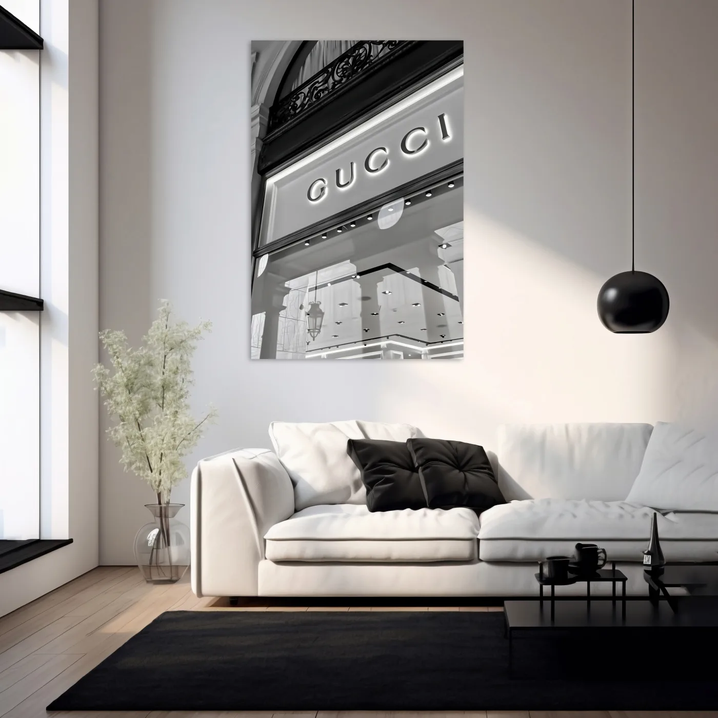 Tablou canvas Gucci: Fantezie și Realitate — imaginea 2