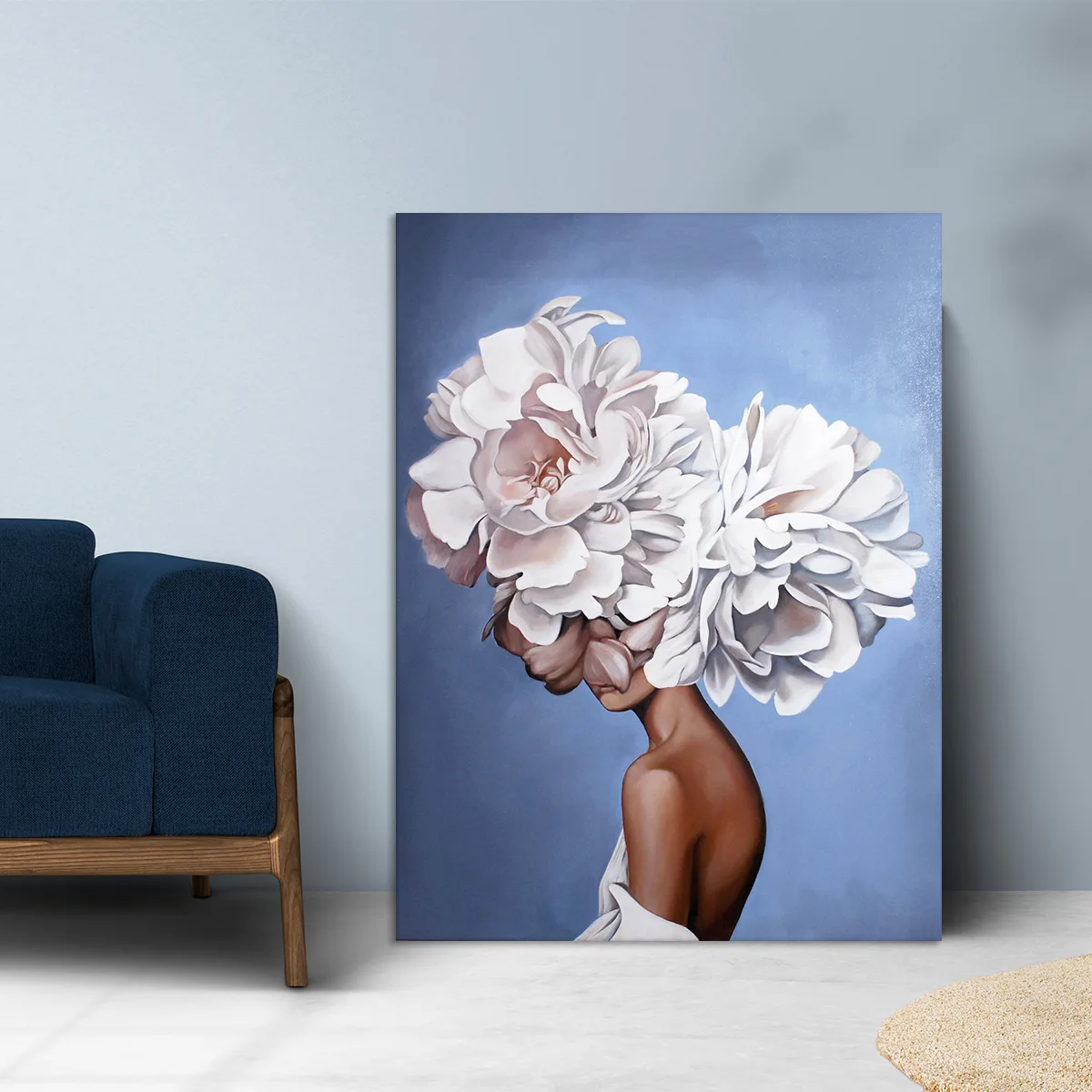 Tablou canvas flower portrait II — imaginea 3