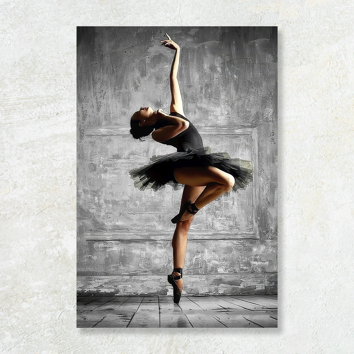 Tablou canvas cu balerina Gratia Dansului Etern