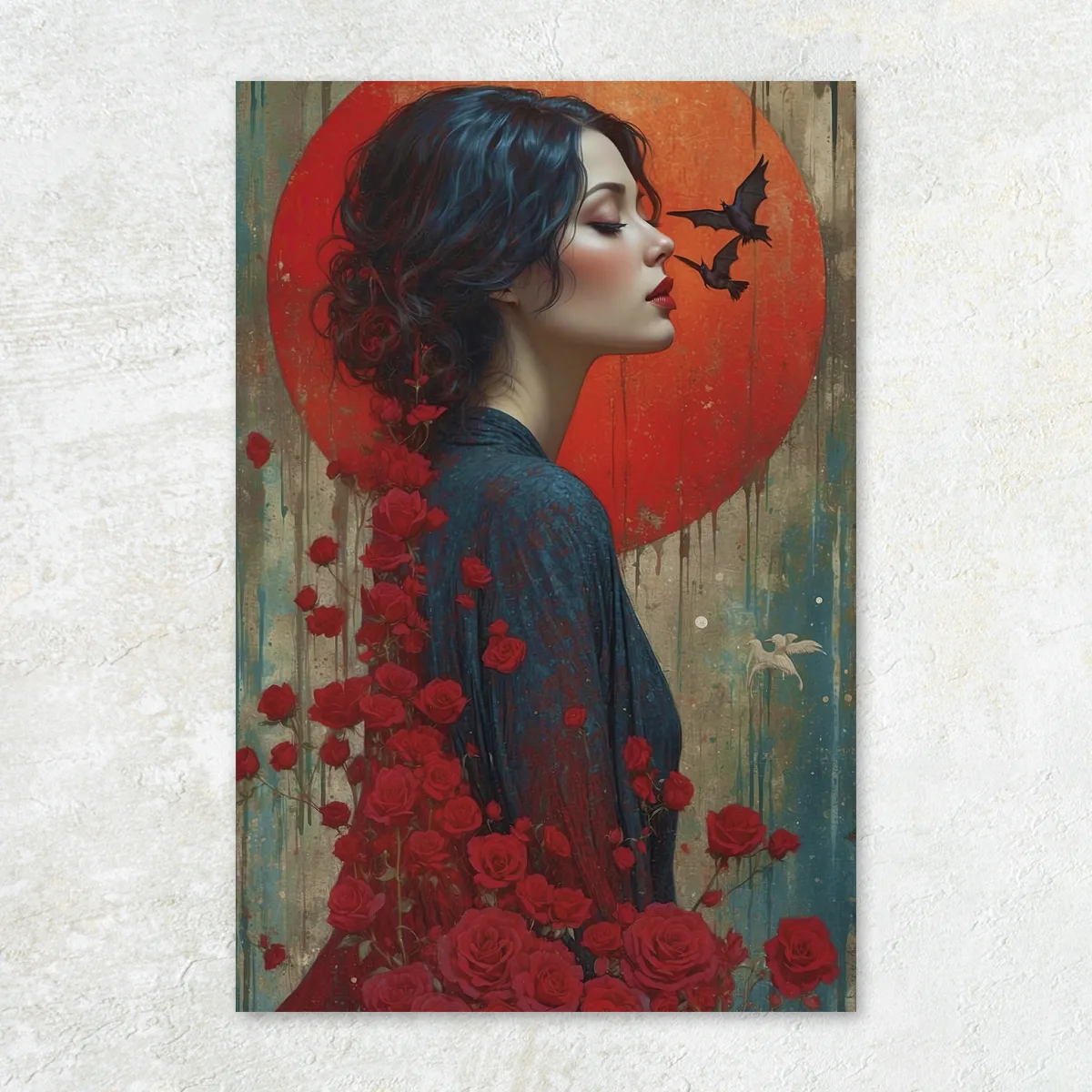 Tablou canvas Noaptea Trandafirilor