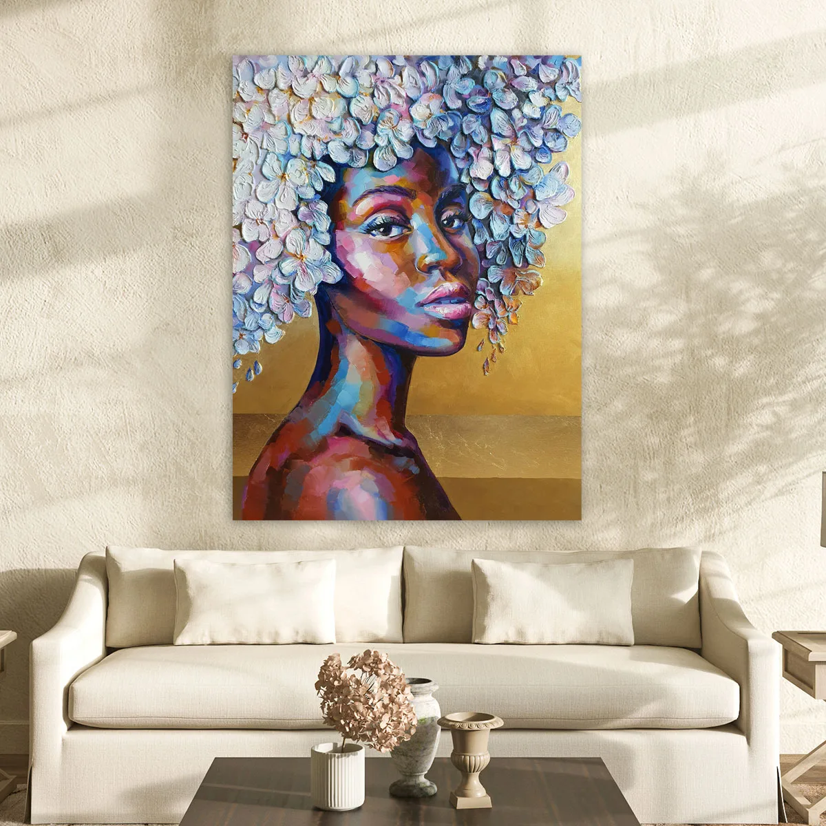Tablou canvas femeie africana Imani — imaginea 3
