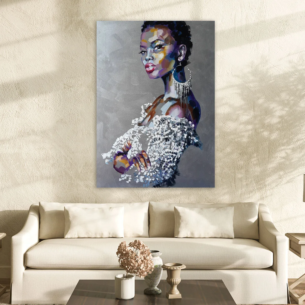 Tablou canvas femeie africana Nandipha — imaginea 2