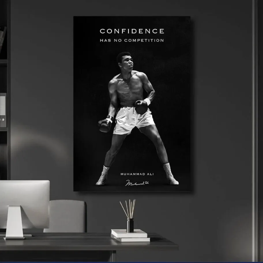 Tablou Canvas Motivational Muhammad Ali Legenda boxului — imaginea 2