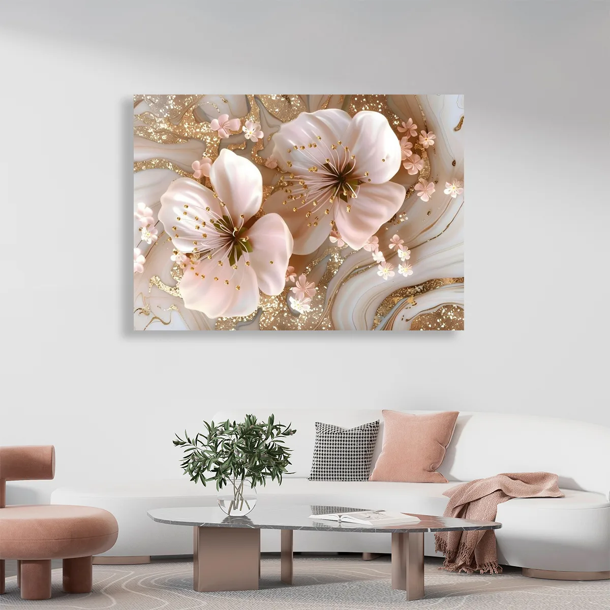 Tablou Canvas - Eleganță Florală — imaginea 2