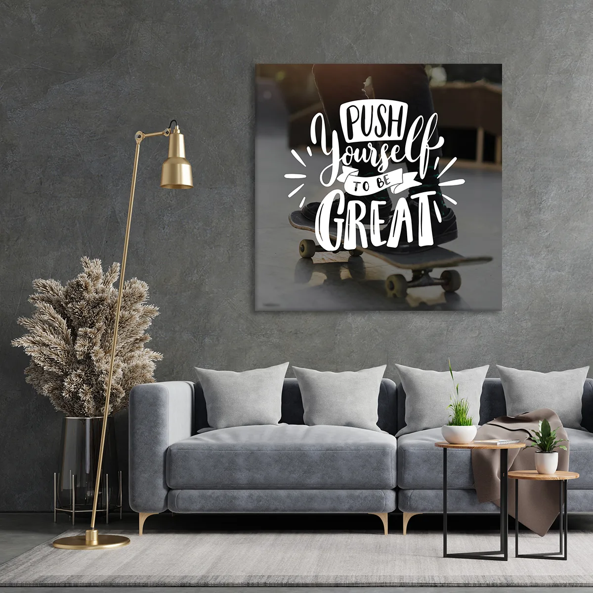Tablou canvas Push Yourself — imaginea 4