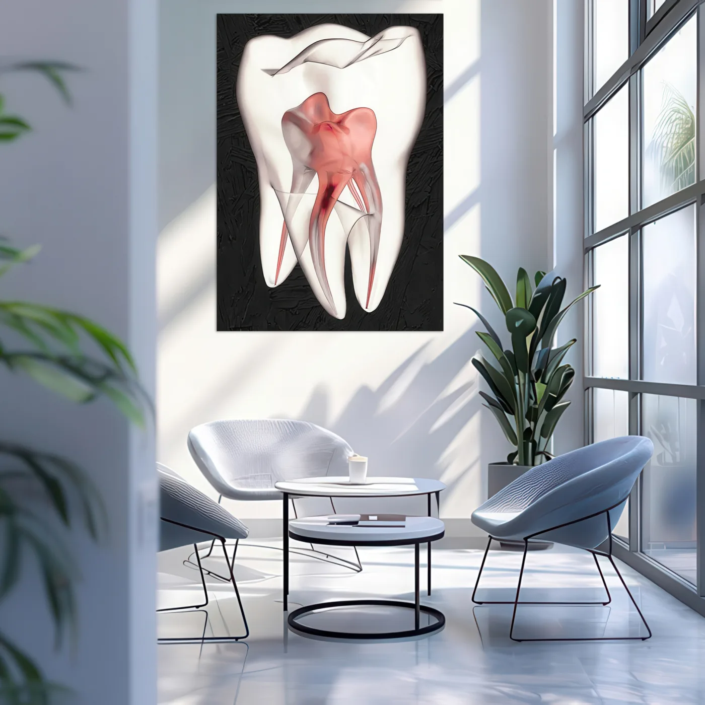 Tablou canvas Stomatologie White Tooth — imaginea 3