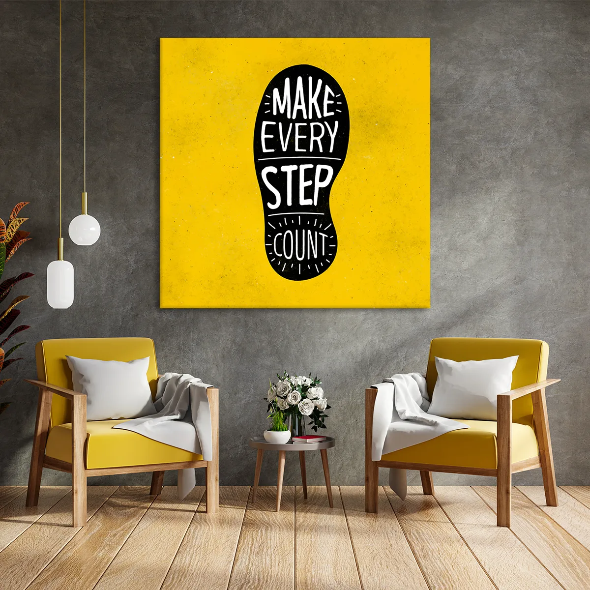 Tablou canvas Make Every Step Count — imaginea 3