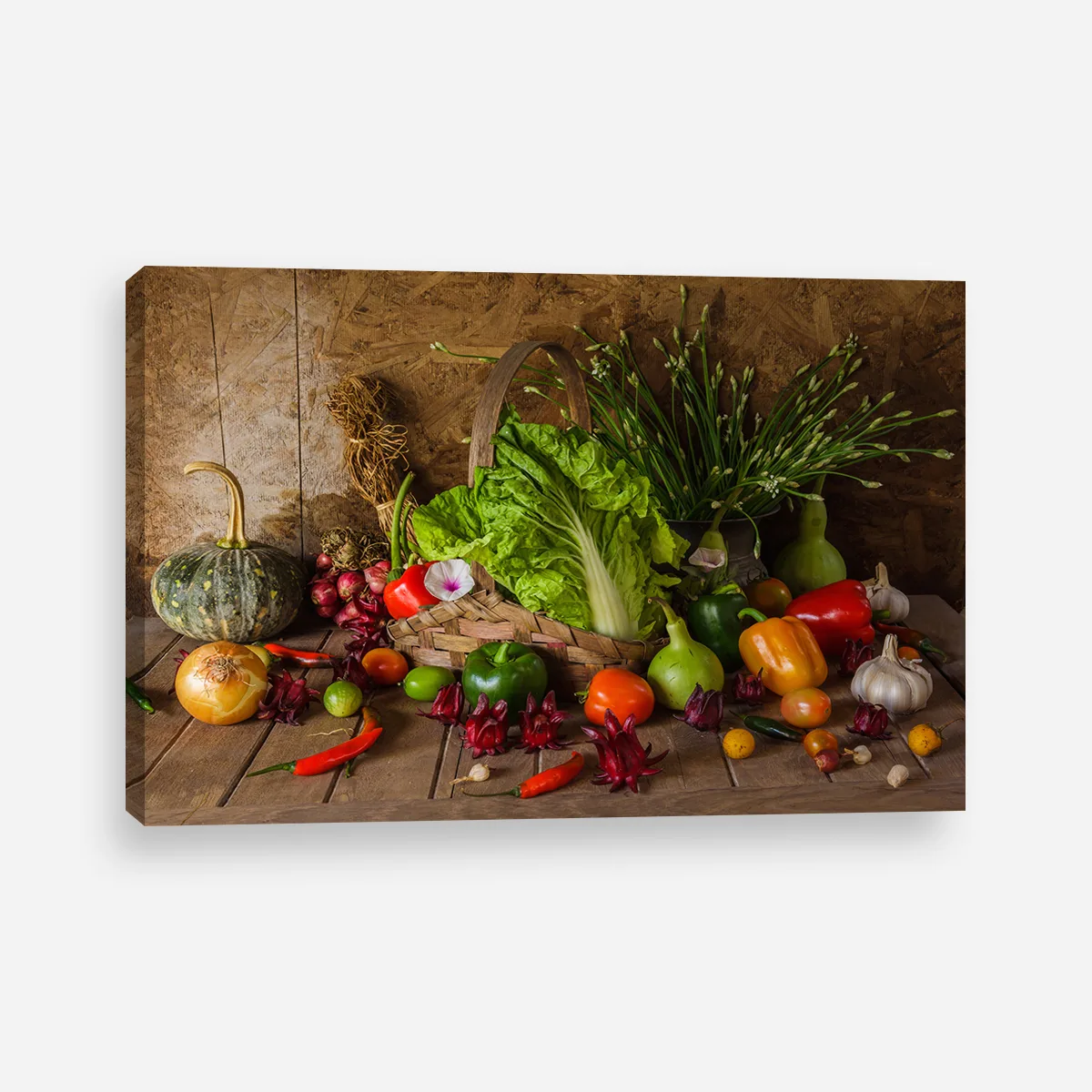 Tablou canvas legume proaspete II