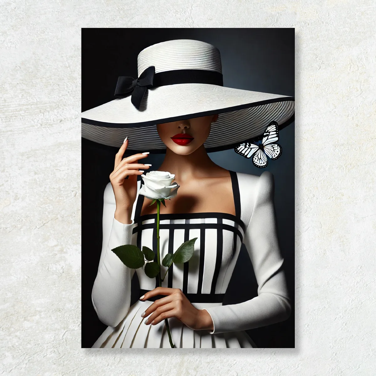Tablou canvas White lady