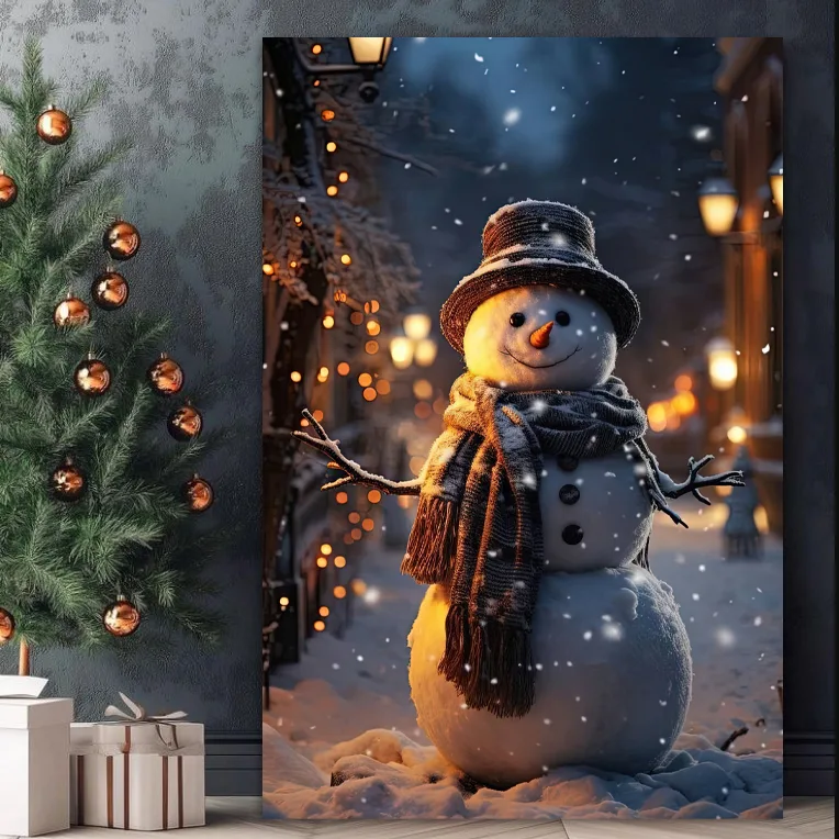 Tablou Canvas de Crăciun – Magia Zăpezii