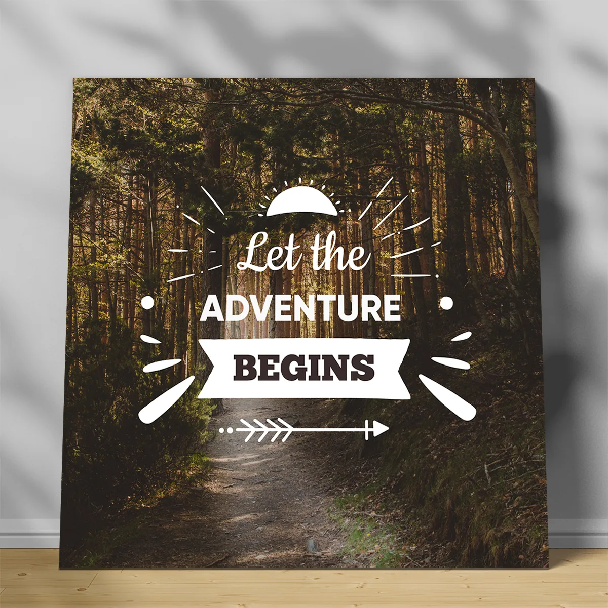 Tablou canvas Let the adventure begins