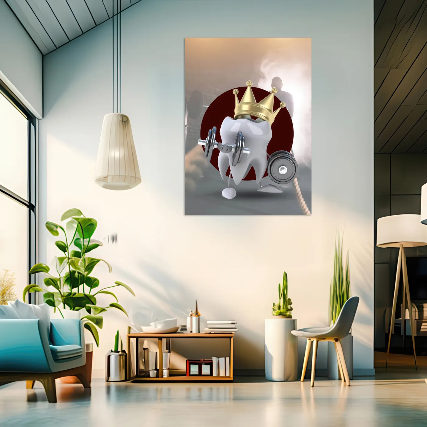 Tablou canvas Stomatologie Regele Dinților — imaginea 3