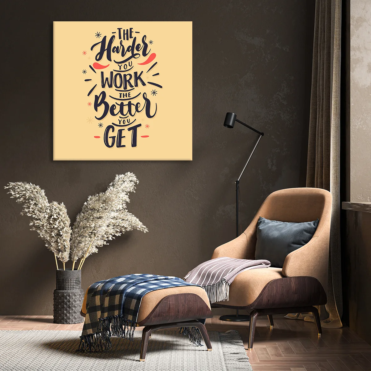 Tablou canvas Work Harder — imaginea 3