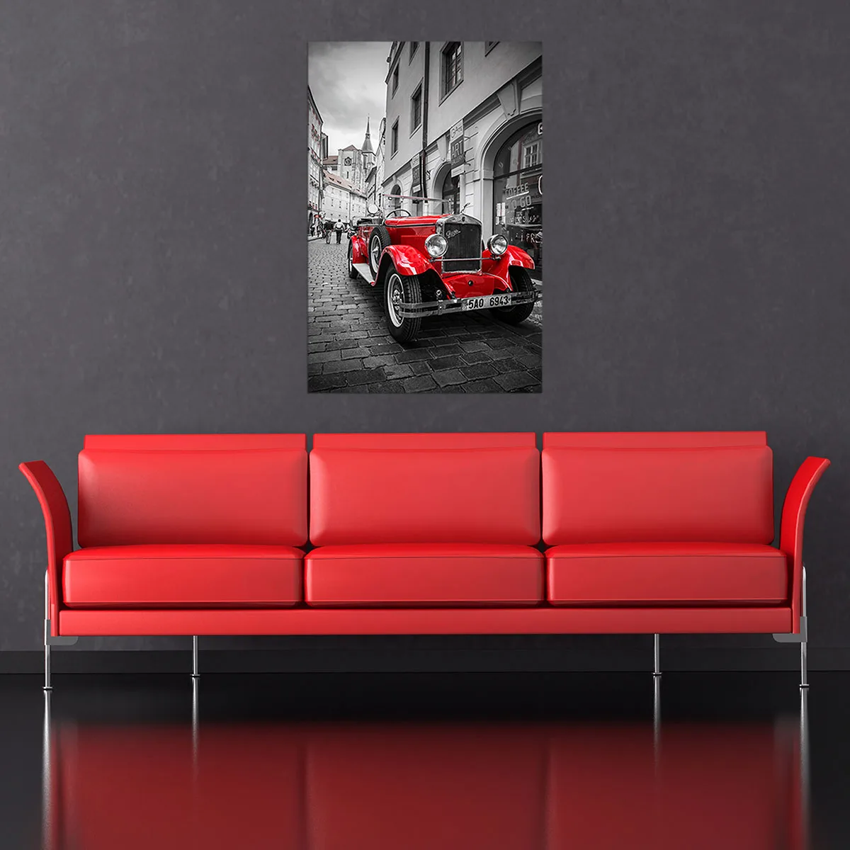 Tablou canvas masina epoca — imaginea 4